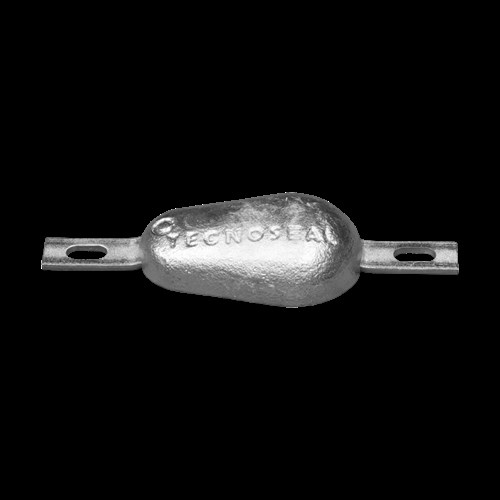tear drop weld-on anode 0,7kg with slotted holes H.C.200 - 00351 1 - 00351-1MG