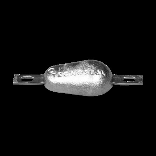 tear drop bolt-on anode 1kg with slotted holes H.C.200 - 00351 2 b - 00351-2-BAL