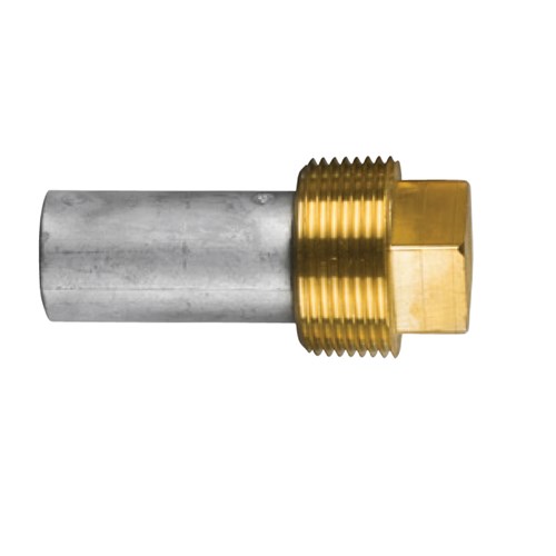 Caterpillar  pencil anode &Oslash; 28 L.55  plug th.1-1/4''bspt - 02026t - 02026T