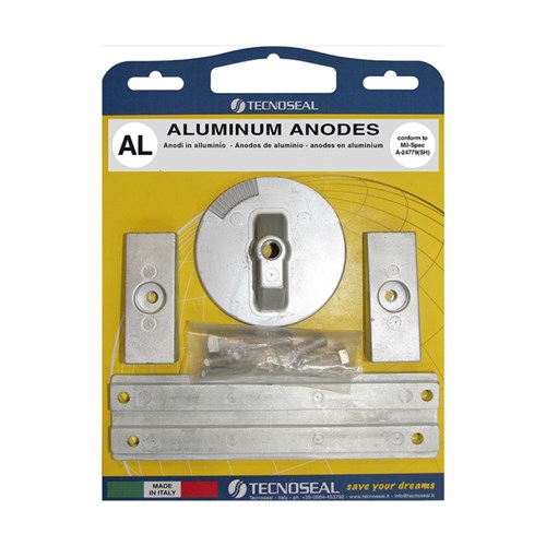 Mercury kit Verado 4 in Alluminium with hardware - Kitverado4al - KITVERADO4/AL