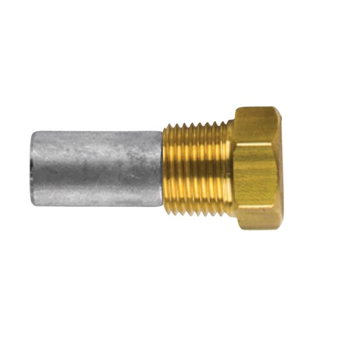 Pencil complete anode  &Oslash;1/2'' L=1-1/4'' thread=3/8''NPT - Tec e1f - TEC-E1F
