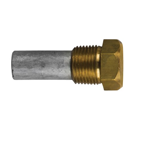 Sen-Dure pencil anode &Oslash; 12.70 L. 25  plug th.3/8'' NPT - Tec sd7 - TEC-SD7