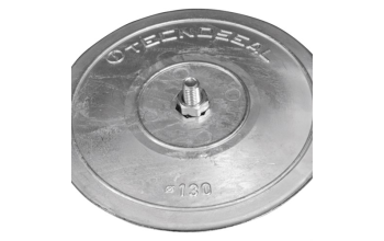 Rudder pair anodes &Oslash;130mm with hardware - 00104e - 00104E