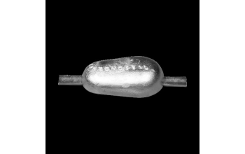 tear drop weld-on anode 3kg - 00352 - 00352