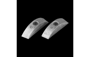 Volvo small plates folding 110,120, S-B, S-C (sold in pairs) - 00710f - 00710