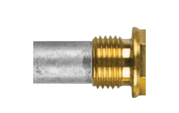 Nanni Mercedes pencil anode &Oslash; 10 L. 17  plug th.16x1,5 - 02100t - 02100T